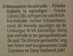 Hèhè, ik zie er nog geen 40 uit!  De waarheid zit ergens in het midden...